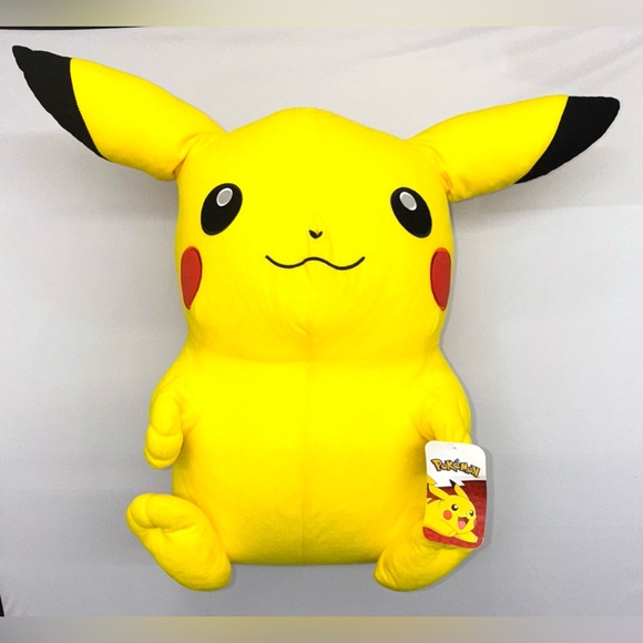 Very Rare 2022 27” inch Pokémon Fat Pikachu plush New W/Tag Officially Licensed